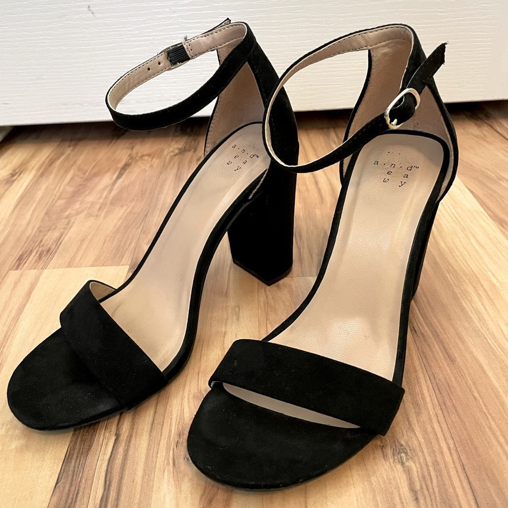 Black Block High Heal Sandal